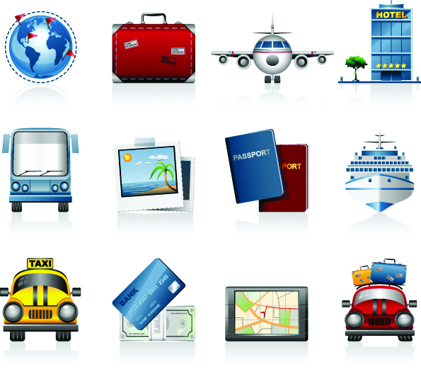 free vector Travel travel icon vector